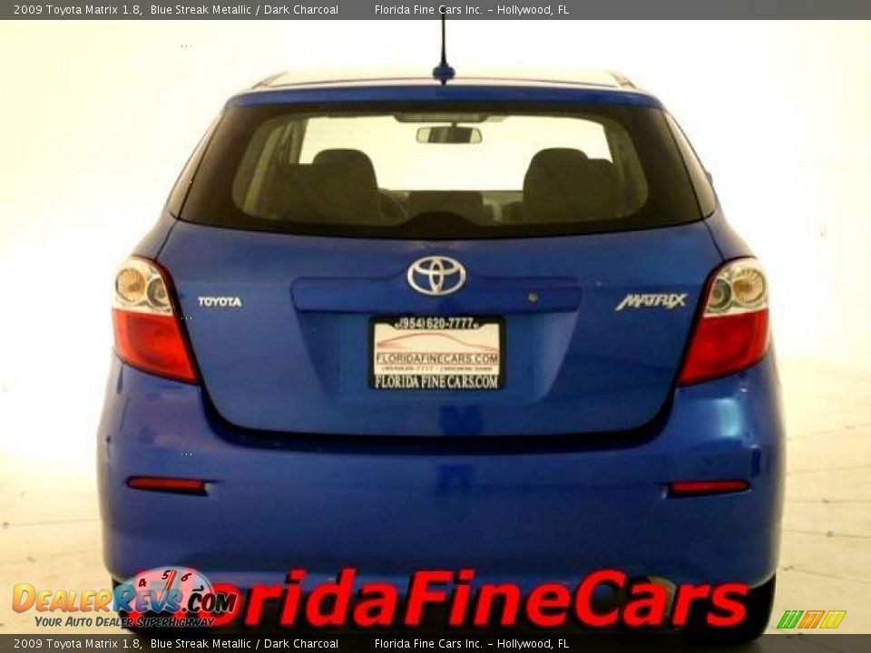 2009 Toyota Matrix 1.8 Blue Streak Metallic / Dark Charcoal Photo #6