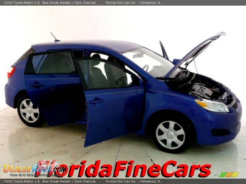 2009 Toyota Matrix 1.8 Blue Streak Metallic / Dark Charcoal Photo #7