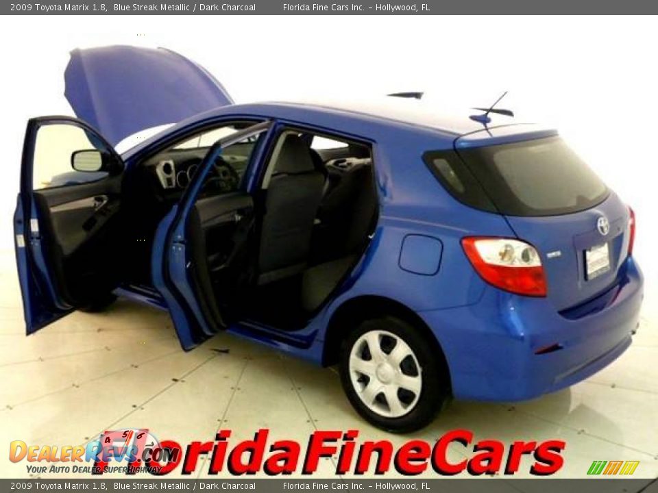 2009 Toyota Matrix 1.8 Blue Streak Metallic / Dark Charcoal Photo #8