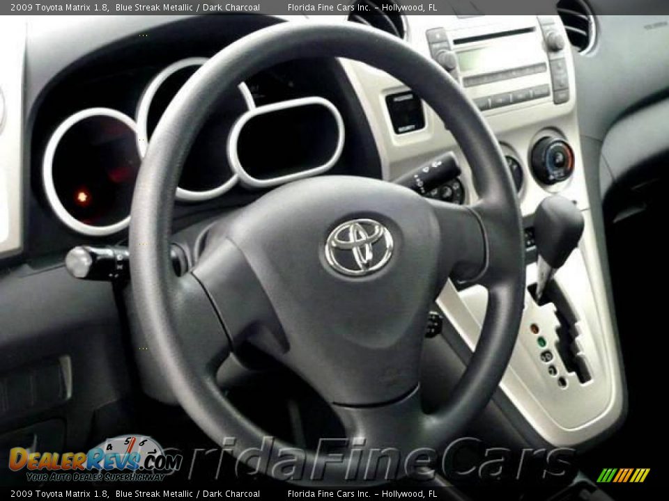 2009 Toyota Matrix 1.8 Blue Streak Metallic / Dark Charcoal Photo #16