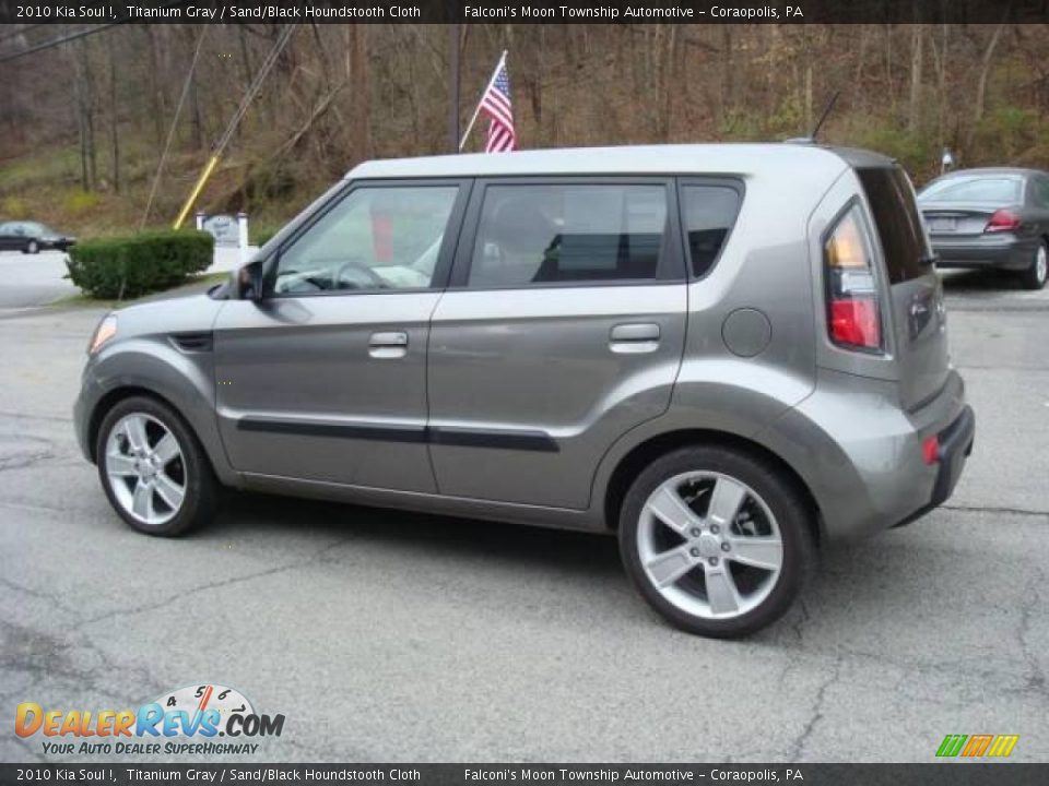 2010 Kia Soul ! Titanium Gray / Sand/Black Houndstooth Cloth Photo #3