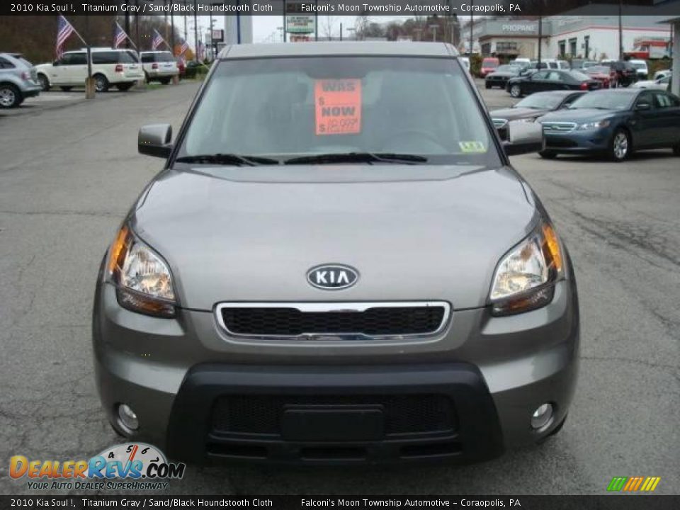 2010 Kia Soul ! Titanium Gray / Sand/Black Houndstooth Cloth Photo #6