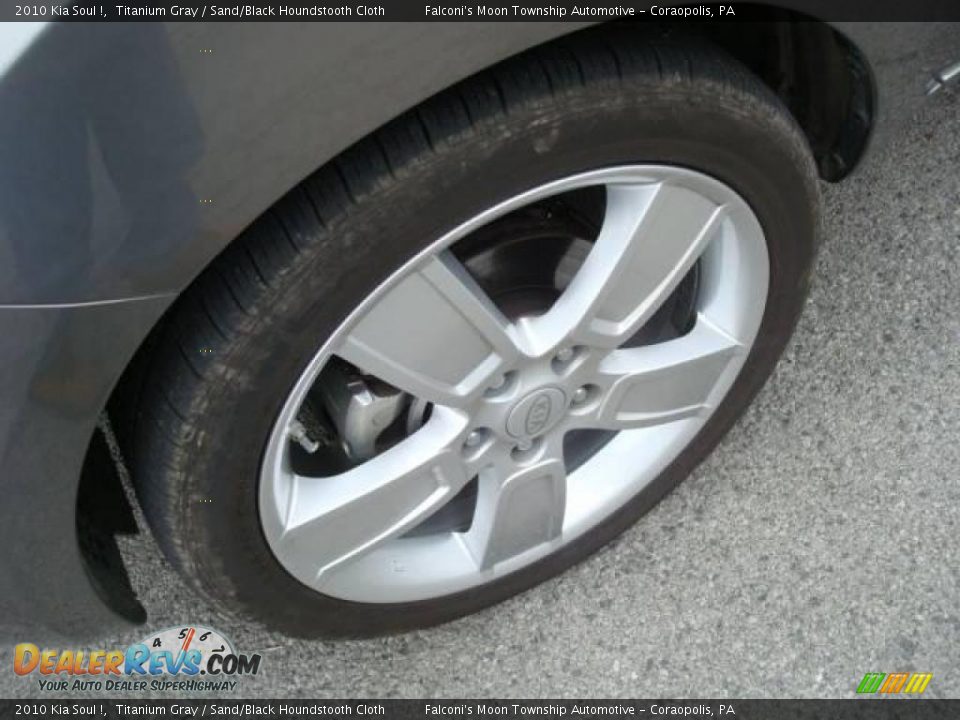 2010 Kia Soul ! Titanium Gray / Sand/Black Houndstooth Cloth Photo #7