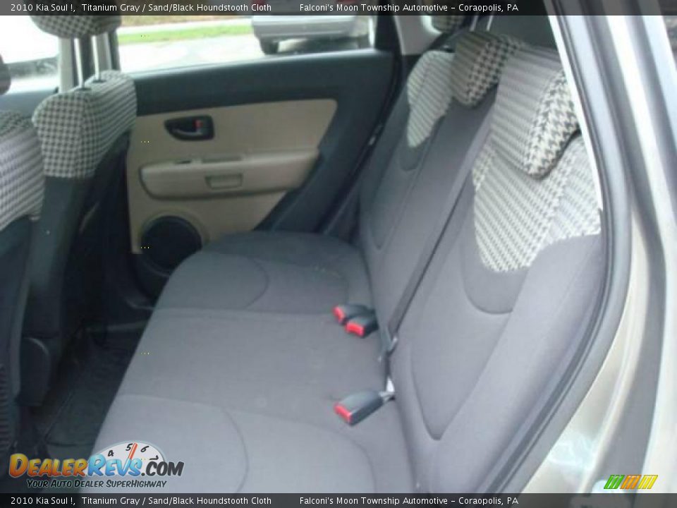 2010 Kia Soul ! Titanium Gray / Sand/Black Houndstooth Cloth Photo #9