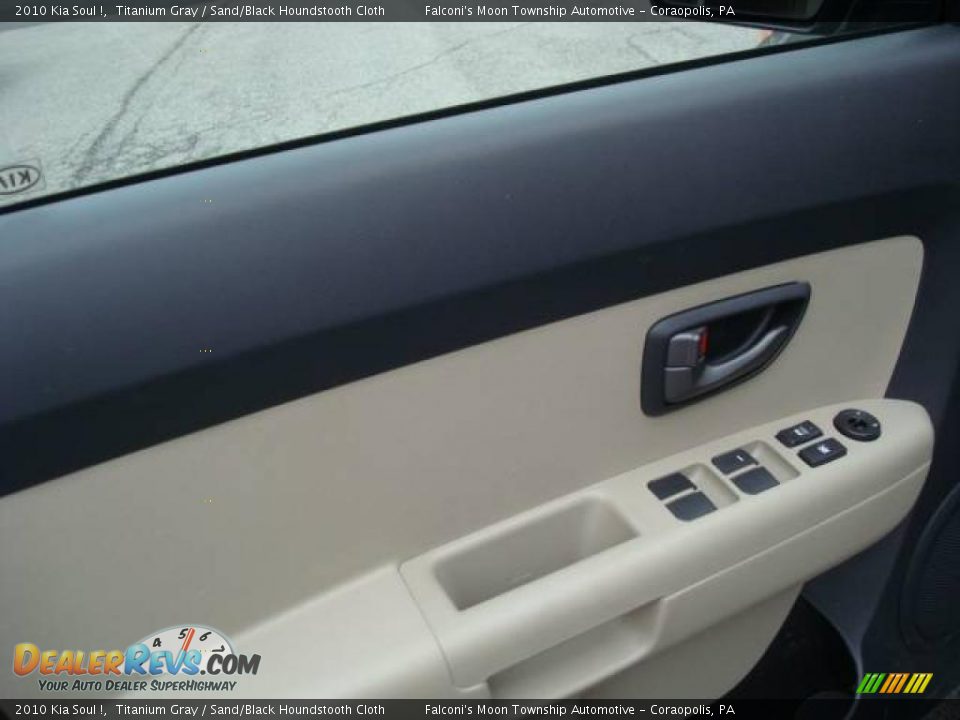 2010 Kia Soul ! Titanium Gray / Sand/Black Houndstooth Cloth Photo #11