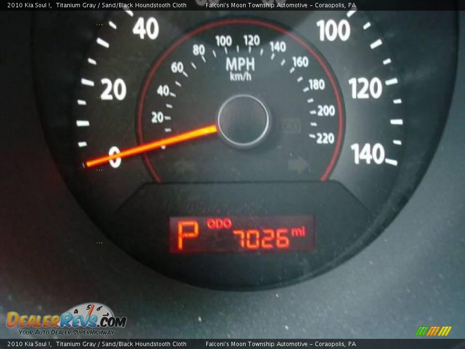 2010 Kia Soul ! Titanium Gray / Sand/Black Houndstooth Cloth Photo #15