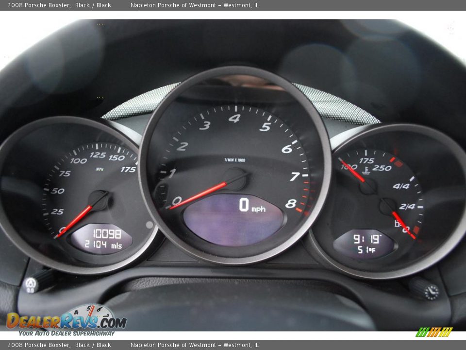 2008 Porsche Boxster Black / Black Photo #11