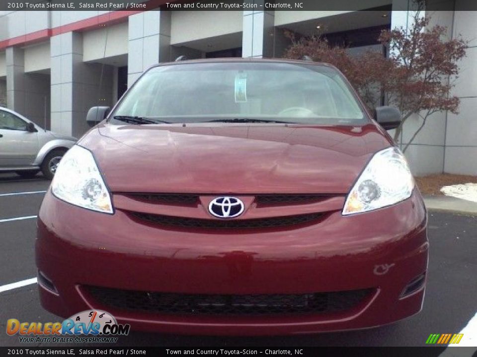 2010 Toyota Sienna LE Salsa Red Pearl / Stone Photo #2