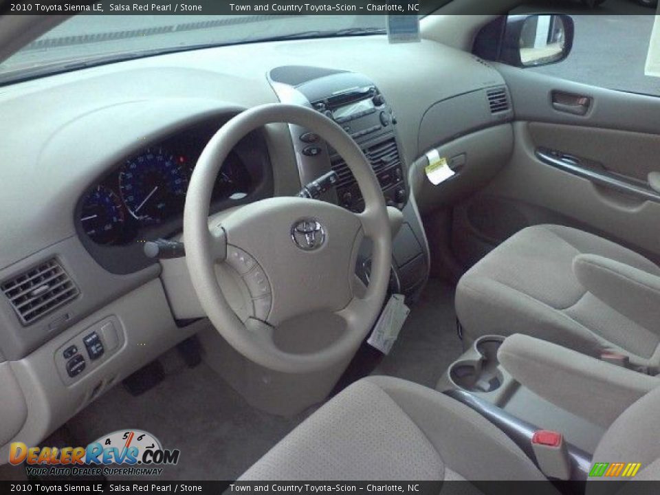 2010 Toyota Sienna LE Salsa Red Pearl / Stone Photo #5