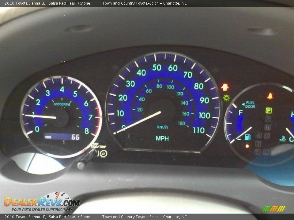 2010 Toyota Sienna LE Salsa Red Pearl / Stone Photo #6