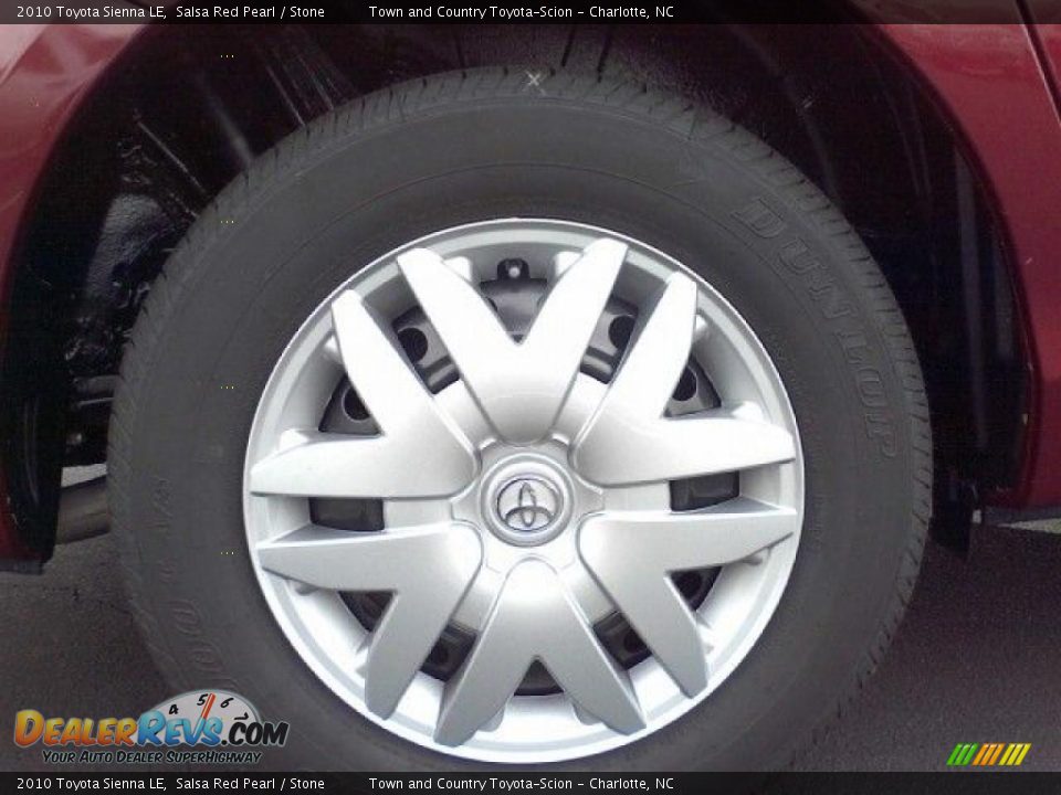 2010 Toyota Sienna LE Salsa Red Pearl / Stone Photo #18