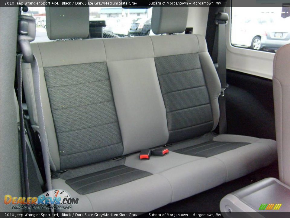 2010 Jeep Wrangler Sport 4x4 Black / Dark Slate Gray/Medium Slate Gray Photo #14