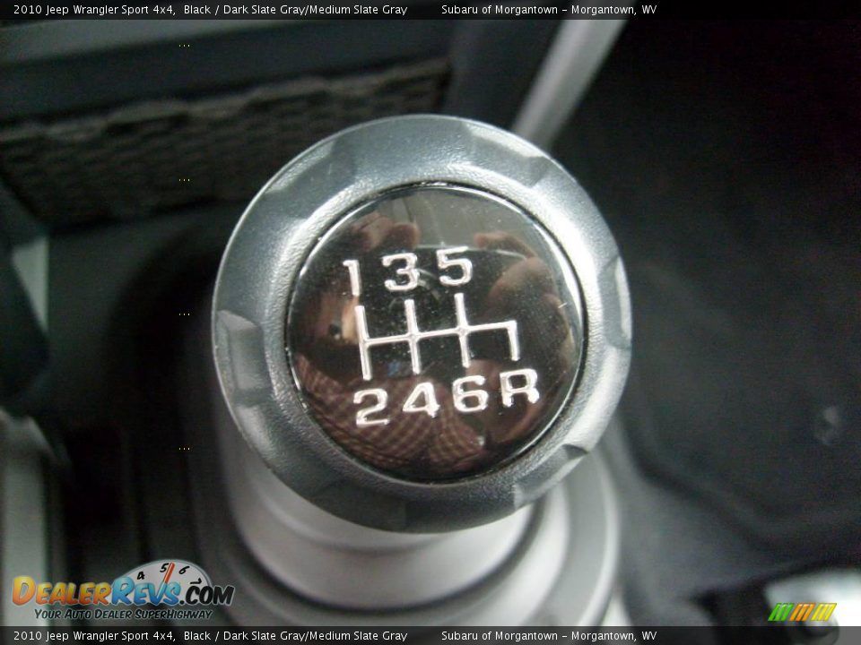 2010 Jeep Wrangler Sport 4x4 Black / Dark Slate Gray/Medium Slate Gray Photo #18