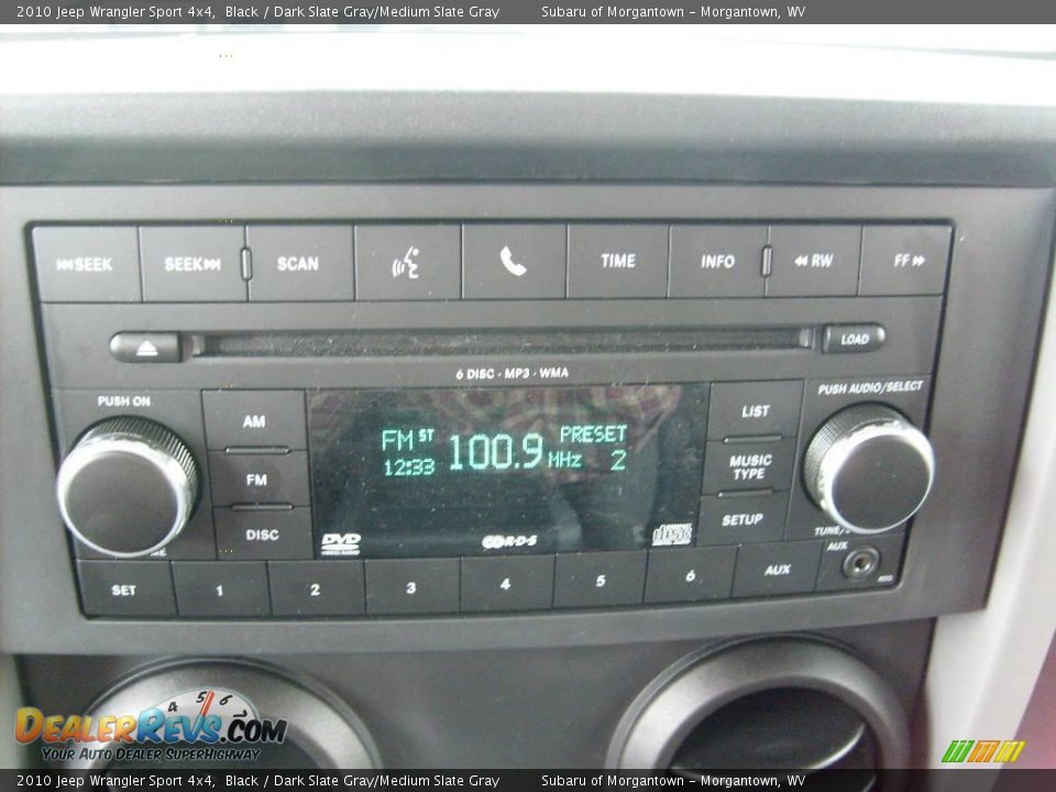 2010 Jeep Wrangler Sport 4x4 Black / Dark Slate Gray/Medium Slate Gray Photo #19