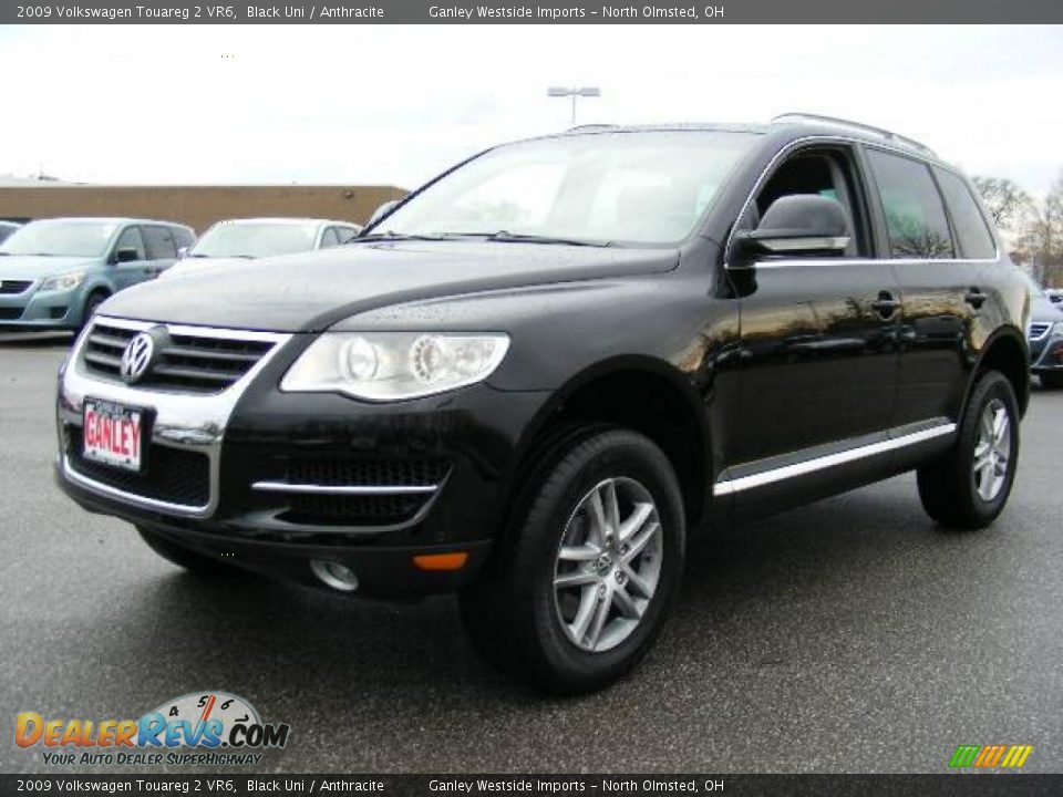 2009 Volkswagen Touareg 2 VR6 Black Uni / Anthracite Photo #1