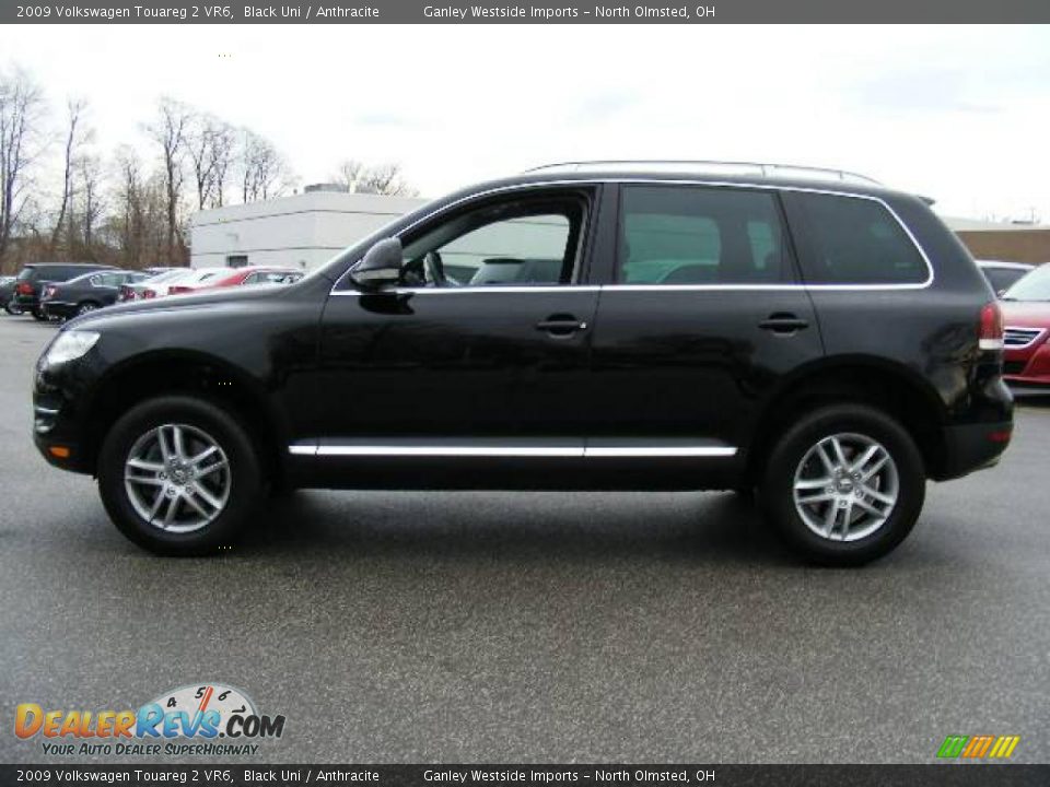 2009 Volkswagen Touareg 2 VR6 Black Uni / Anthracite Photo #2