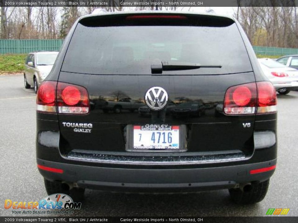 2009 Volkswagen Touareg 2 VR6 Black Uni / Anthracite Photo #4