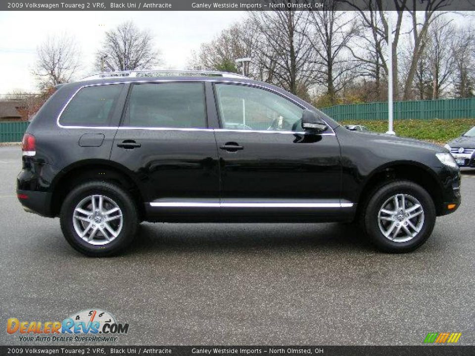 2009 Volkswagen Touareg 2 VR6 Black Uni / Anthracite Photo #6