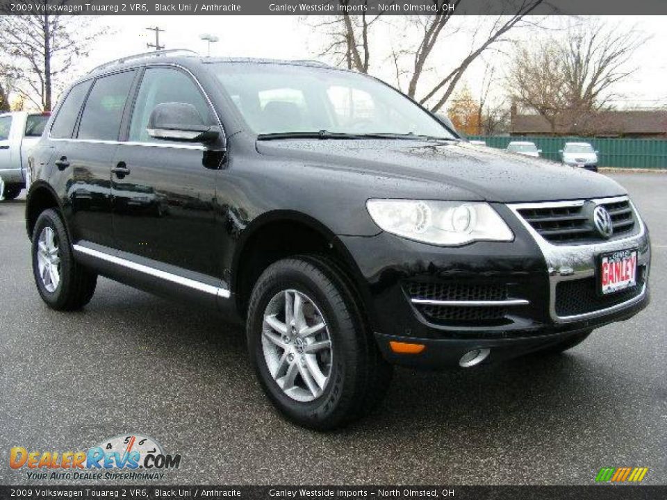 2009 Volkswagen Touareg 2 VR6 Black Uni / Anthracite Photo #7
