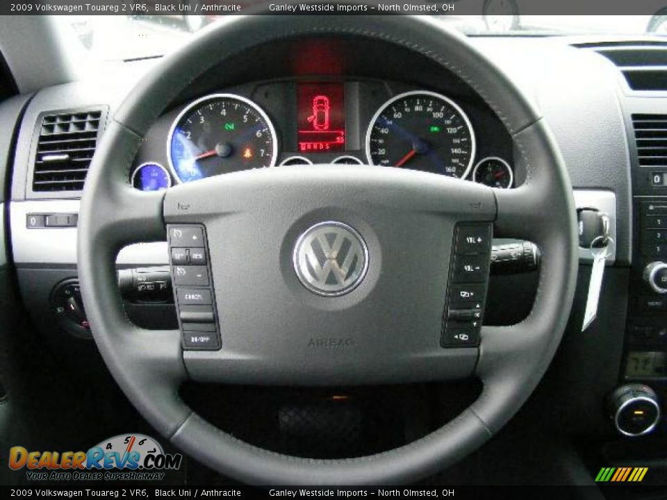 2009 Volkswagen Touareg 2 VR6 Black Uni / Anthracite Photo #15