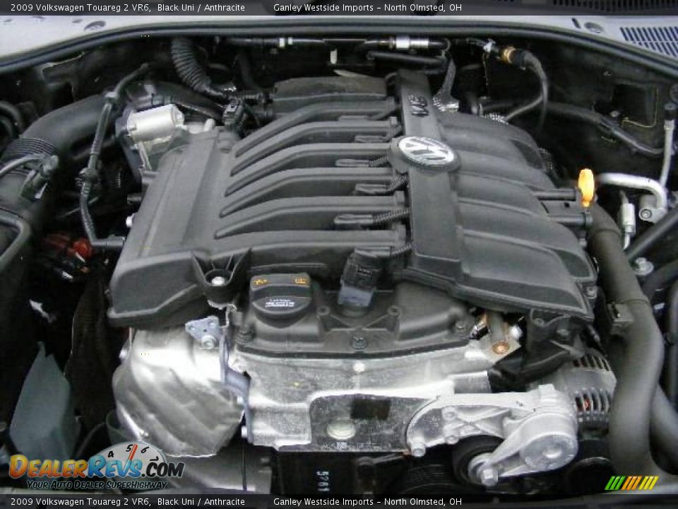 2009 Volkswagen Touareg 2 VR6 Black Uni / Anthracite Photo #23