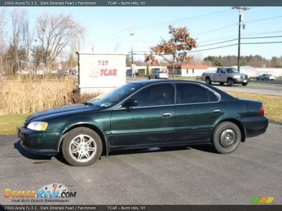 2000 Acura TL 3.2 Dark Emerald Pearl / Parchment Photo #1