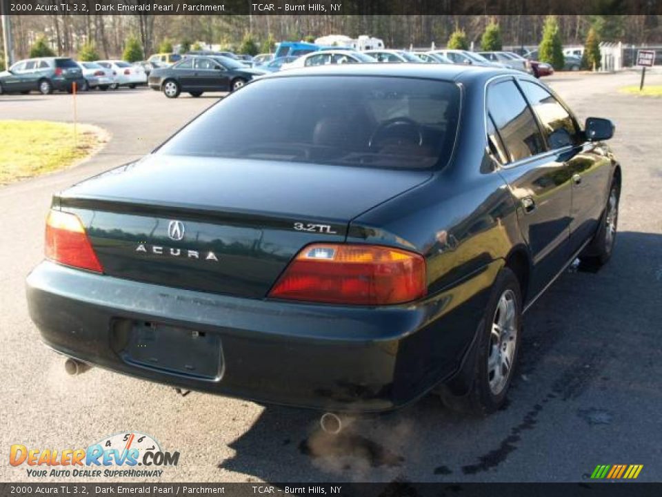 2000 Acura TL 3.2 Dark Emerald Pearl / Parchment Photo #4