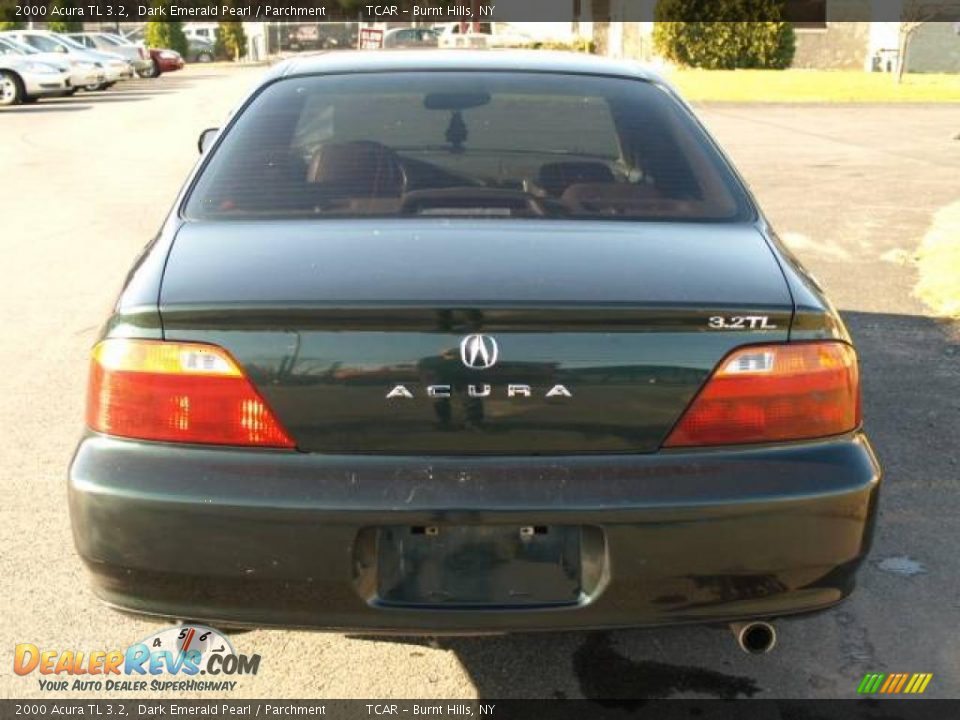 2000 Acura TL 3.2 Dark Emerald Pearl / Parchment Photo #5