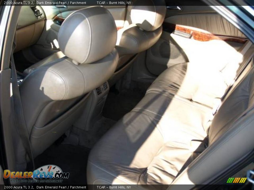 2000 Acura TL 3.2 Dark Emerald Pearl / Parchment Photo #9