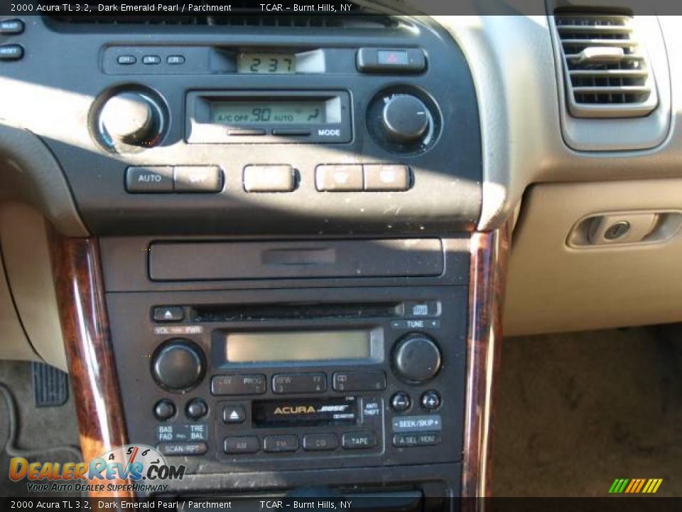 2000 Acura TL 3.2 Dark Emerald Pearl / Parchment Photo #12