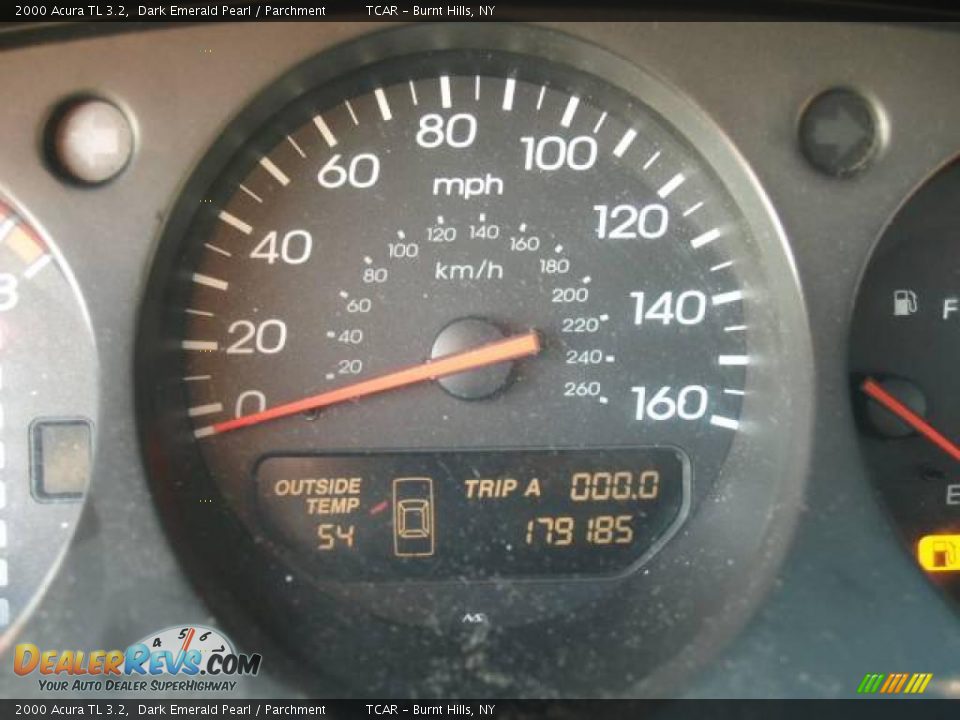 2000 Acura TL 3.2 Dark Emerald Pearl / Parchment Photo #13