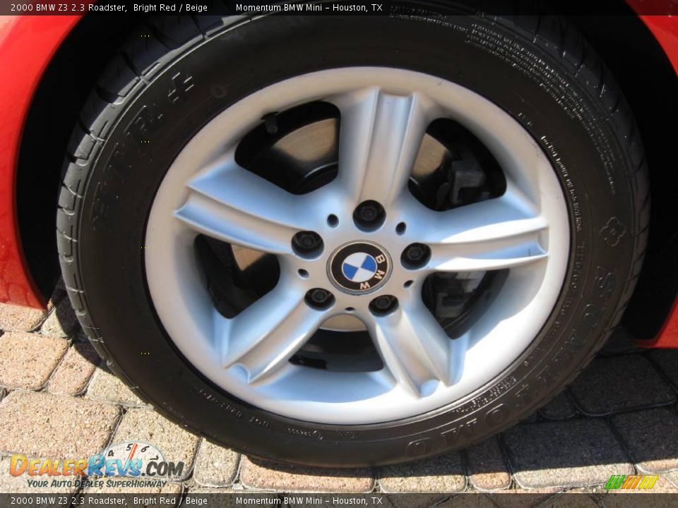 2000 BMW Z3 2.3 Roadster Bright Red / Beige Photo #4