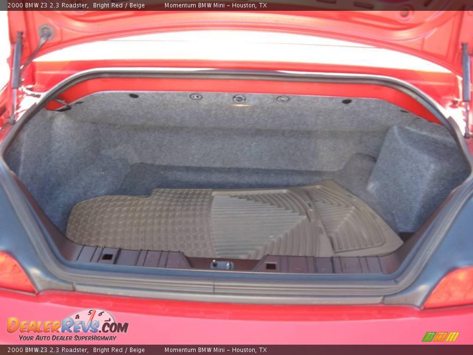 2000 BMW Z3 2.3 Roadster Bright Red / Beige Photo #11