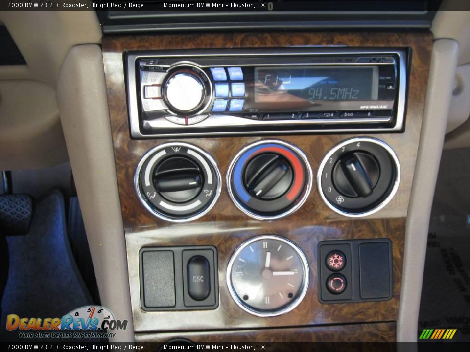 2000 BMW Z3 2.3 Roadster Bright Red / Beige Photo #15