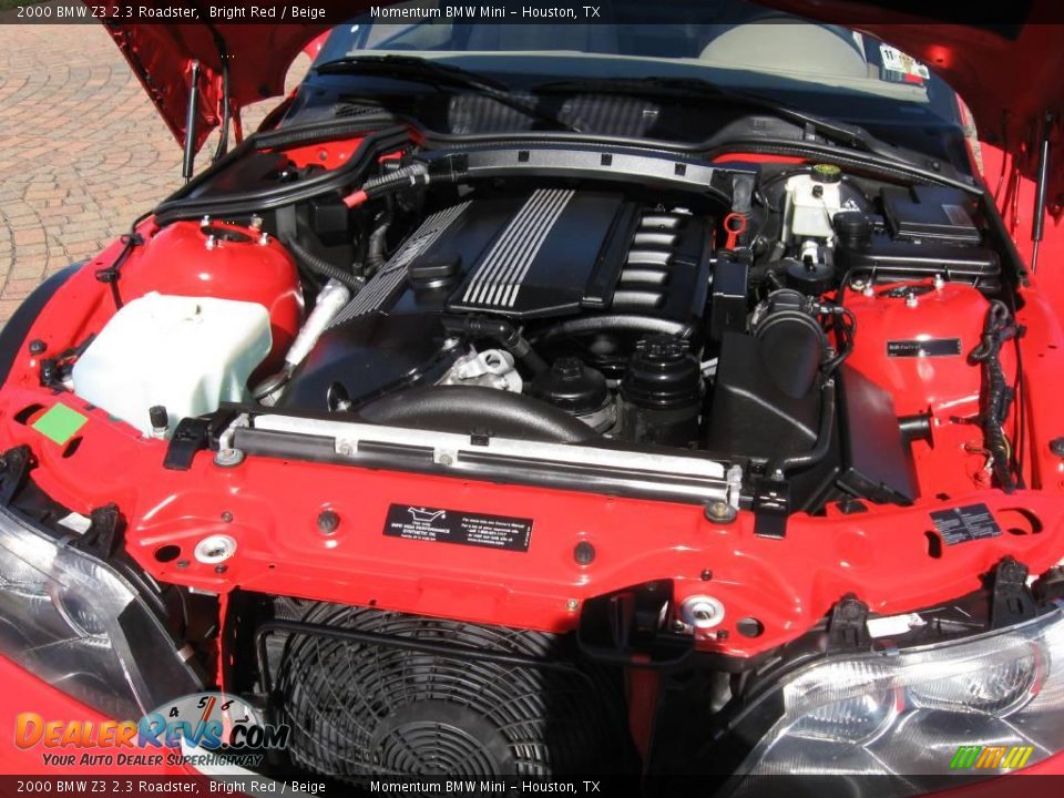 2000 BMW Z3 2.3 Roadster Bright Red / Beige Photo #19