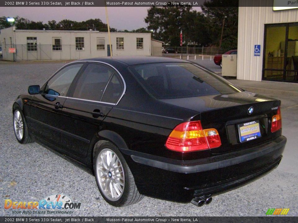 2002 BMW 3 Series 330i Sedan Jet Black / Black Photo #3