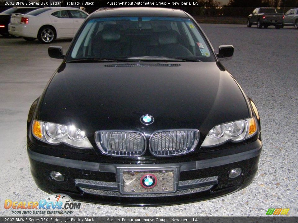 2002 BMW 3 Series 330i Sedan Jet Black / Black Photo #8