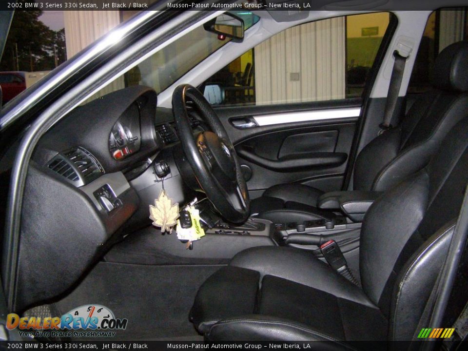 2002 BMW 3 Series 330i Sedan Jet Black / Black Photo #9
