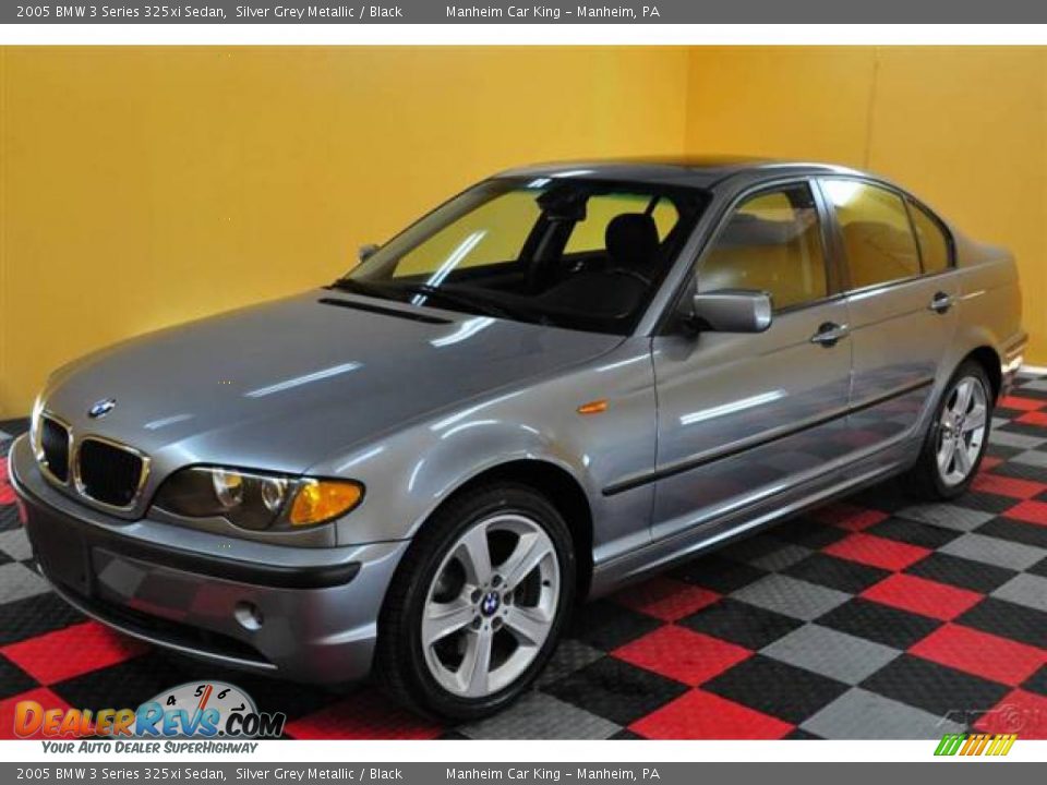2005 BMW 3 Series 325xi Sedan Silver Grey Metallic / Black Photo #3
