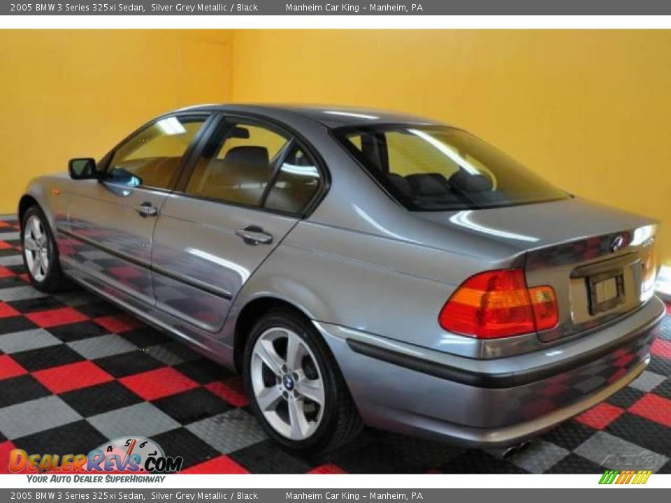 2005 BMW 3 Series 325xi Sedan Silver Grey Metallic / Black Photo #4