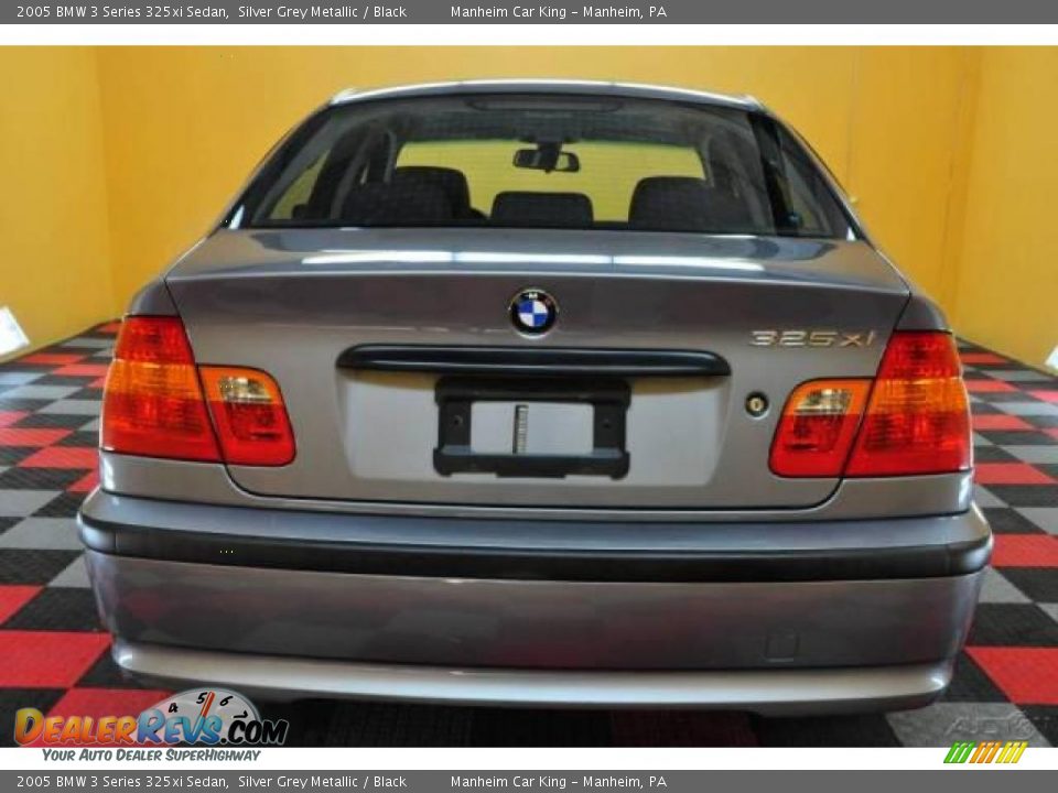 2005 BMW 3 Series 325xi Sedan Silver Grey Metallic / Black Photo #5