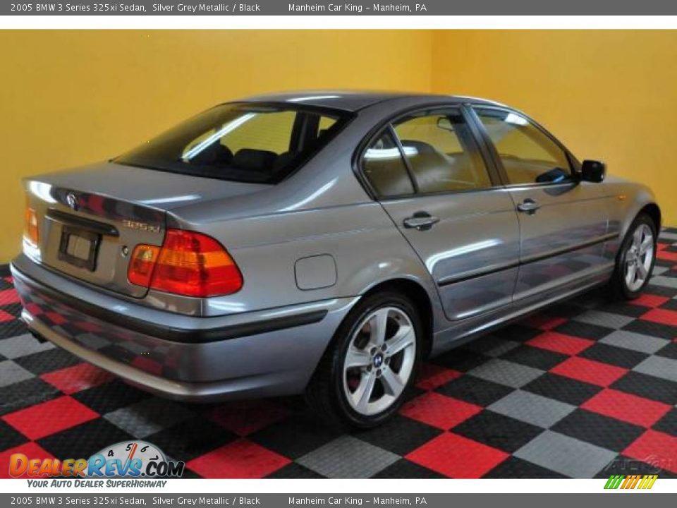 2005 BMW 3 Series 325xi Sedan Silver Grey Metallic / Black Photo #6