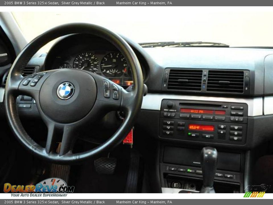 2005 BMW 3 Series 325xi Sedan Silver Grey Metallic / Black Photo #7