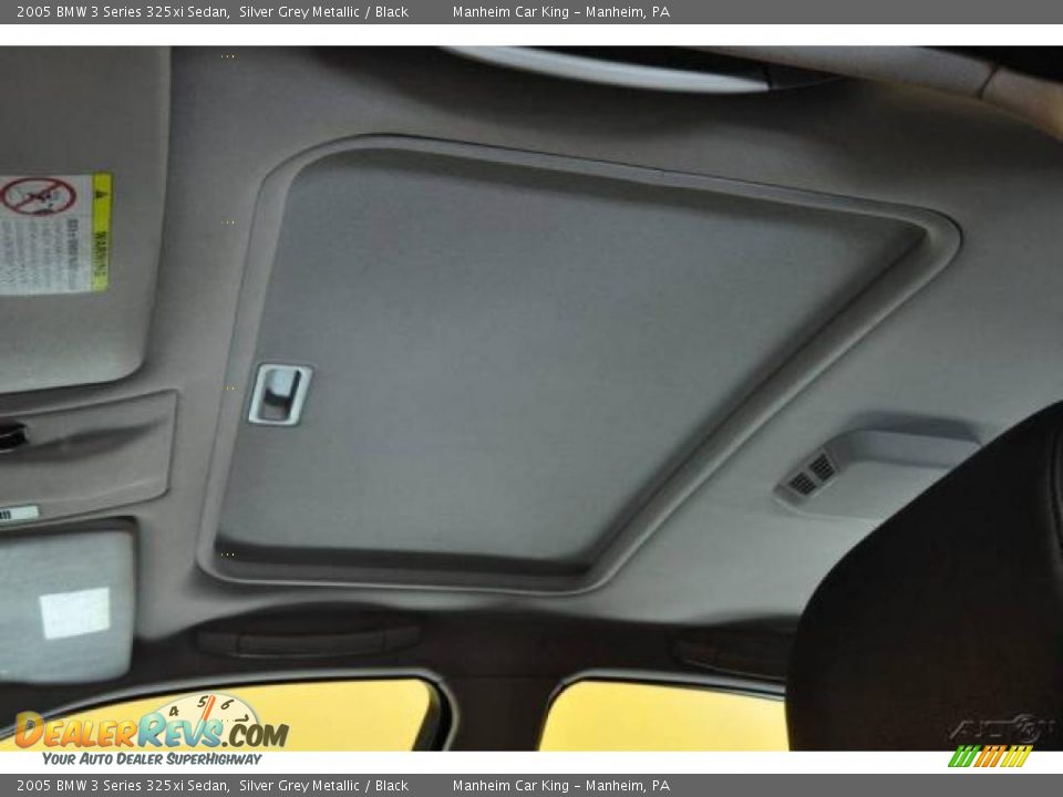 2005 BMW 3 Series 325xi Sedan Silver Grey Metallic / Black Photo #10