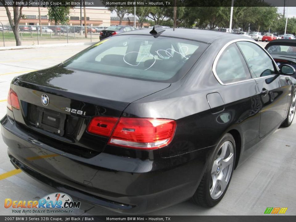 2007 BMW 3 Series 328i Coupe Jet Black / Black Photo #3