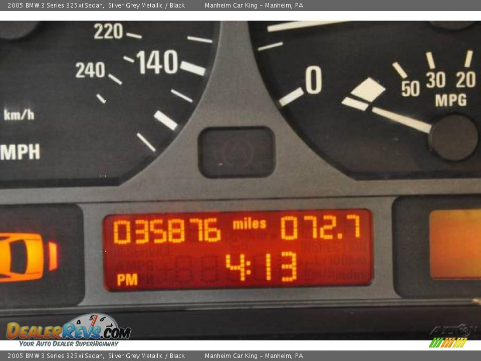2005 BMW 3 Series 325xi Sedan Silver Grey Metallic / Black Photo #27