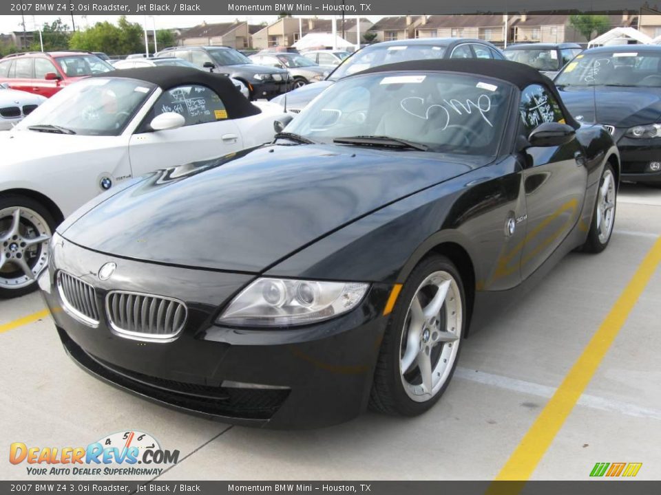 2007 BMW Z4 3.0si Roadster Jet Black / Black Photo #1
