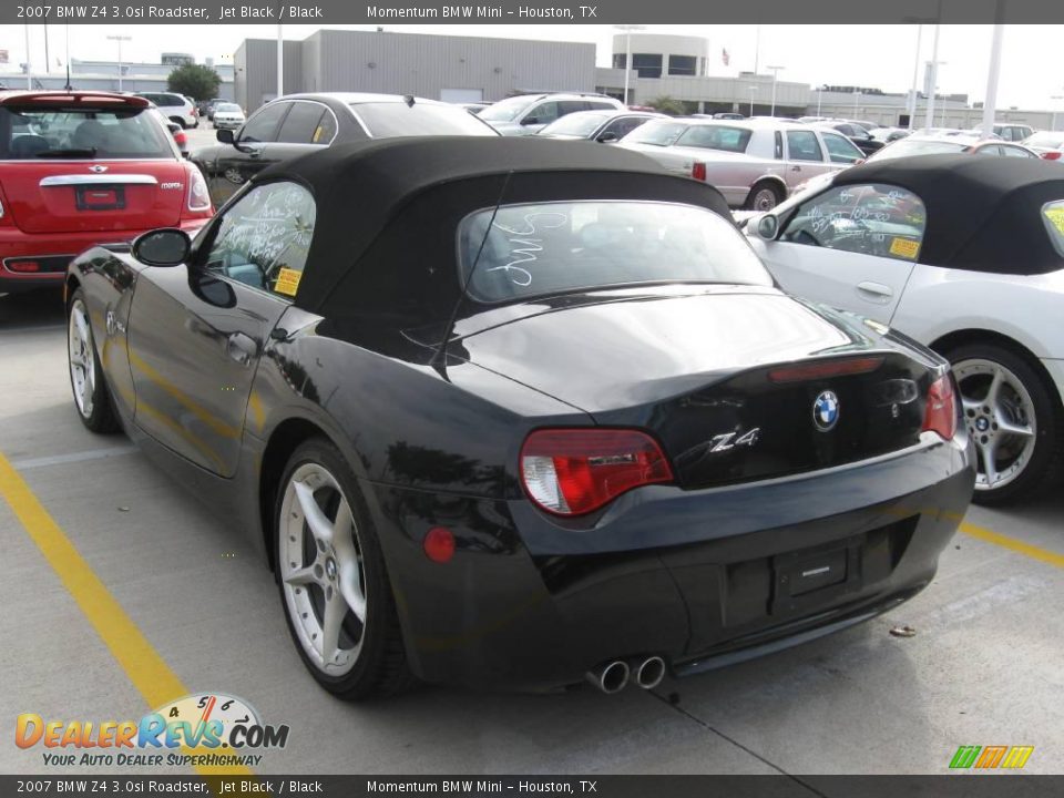 2007 BMW Z4 3.0si Roadster Jet Black / Black Photo #2