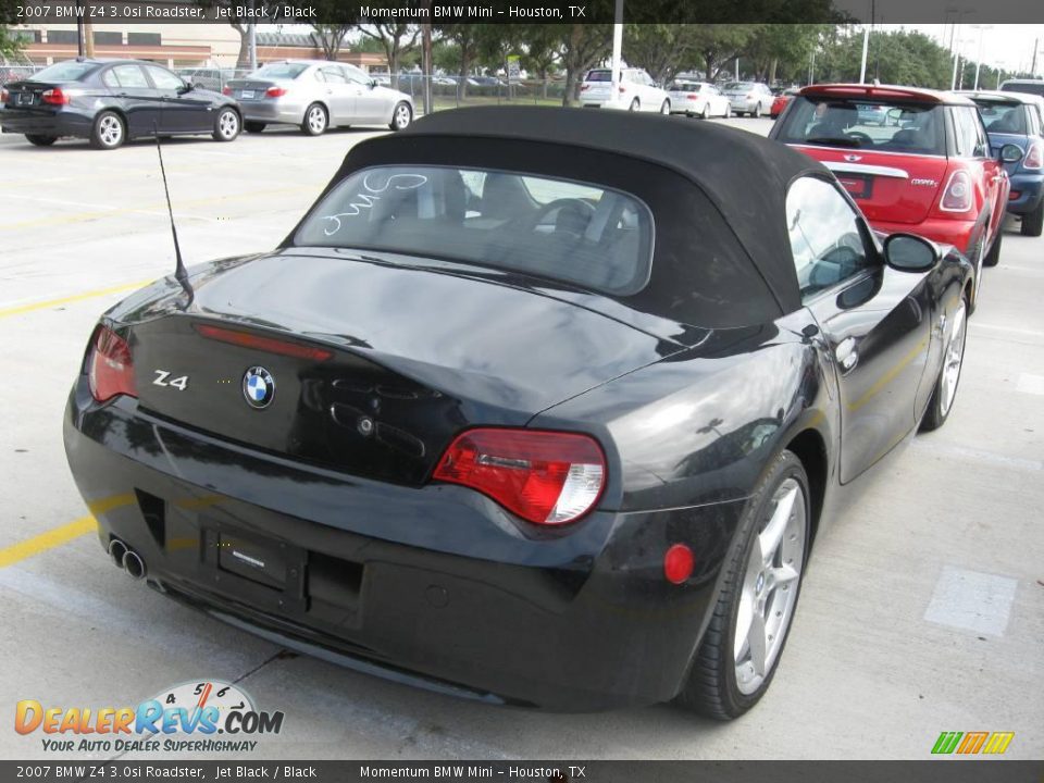 2007 BMW Z4 3.0si Roadster Jet Black / Black Photo #3