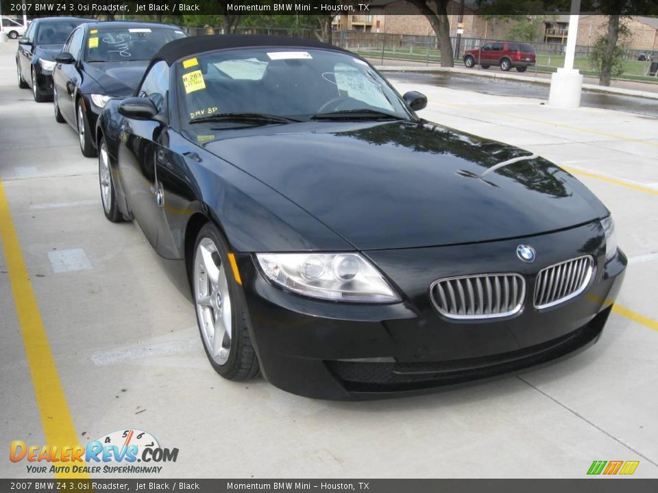 2007 BMW Z4 3.0si Roadster Jet Black / Black Photo #4